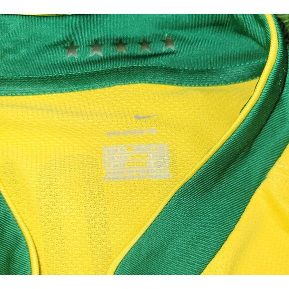 Ronaldinho Brazil 2006 World Cup Home Soccer Jersey Shirt XL SKU# 103889 - Picture 4 of 9